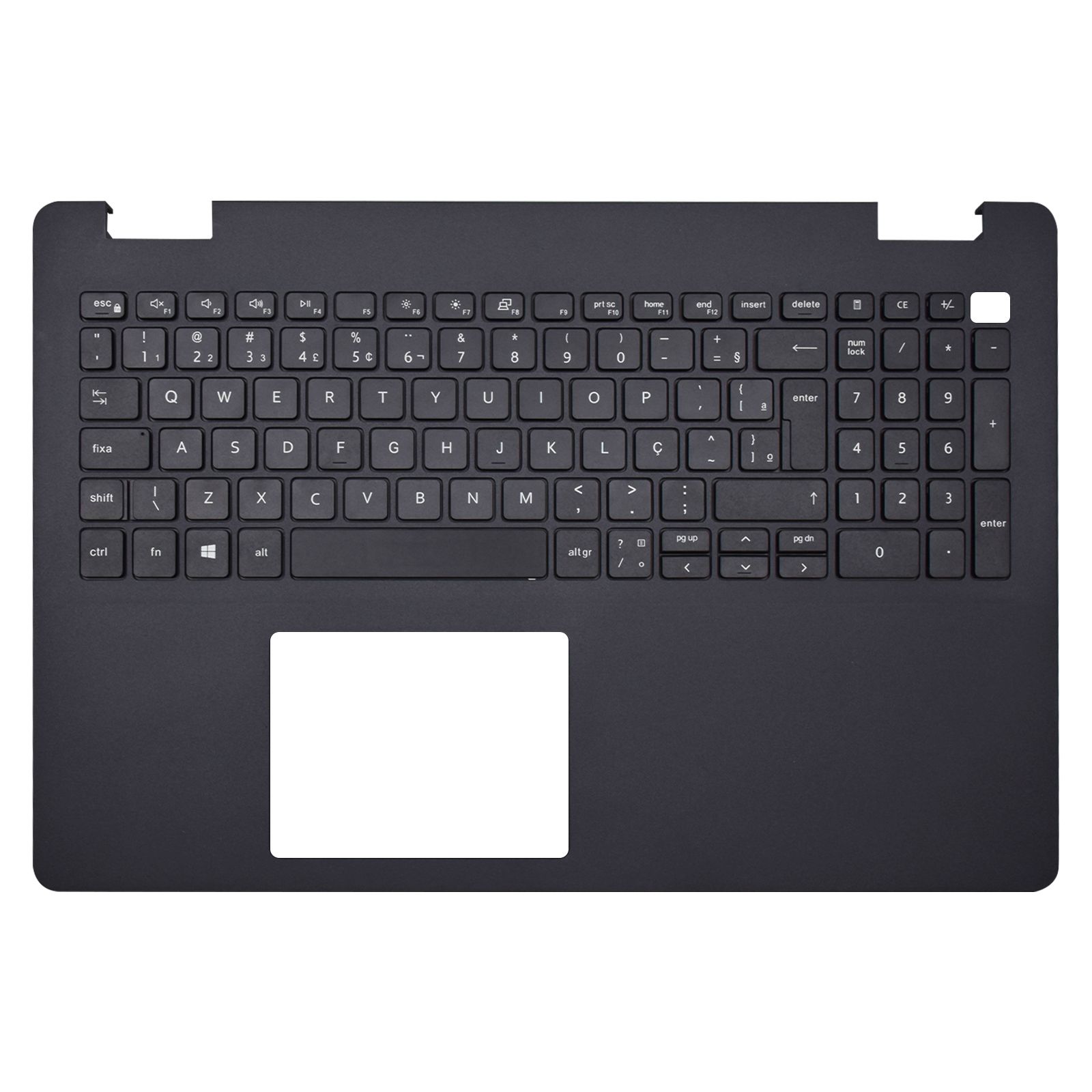 Teclado para Notebook Dell Inspiron 3502 ABNT2 Preto possui teclas confortáveis e 12 meses de garantia