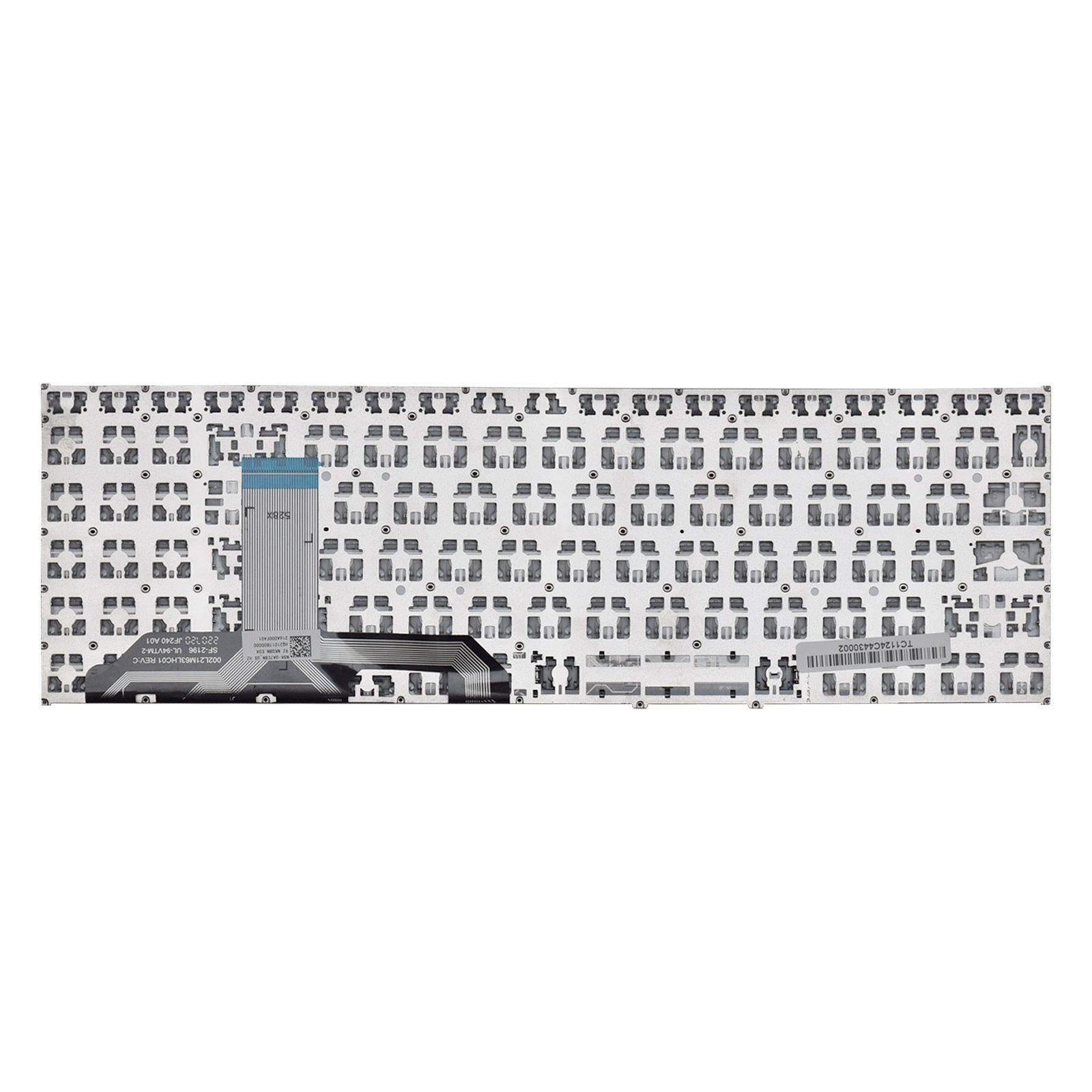 Teclado para Notebook Asus VivoBook X1605ZA-MB445W, ABNT2 Preto, possui teclas confortáveis e 12 meses de garantia.