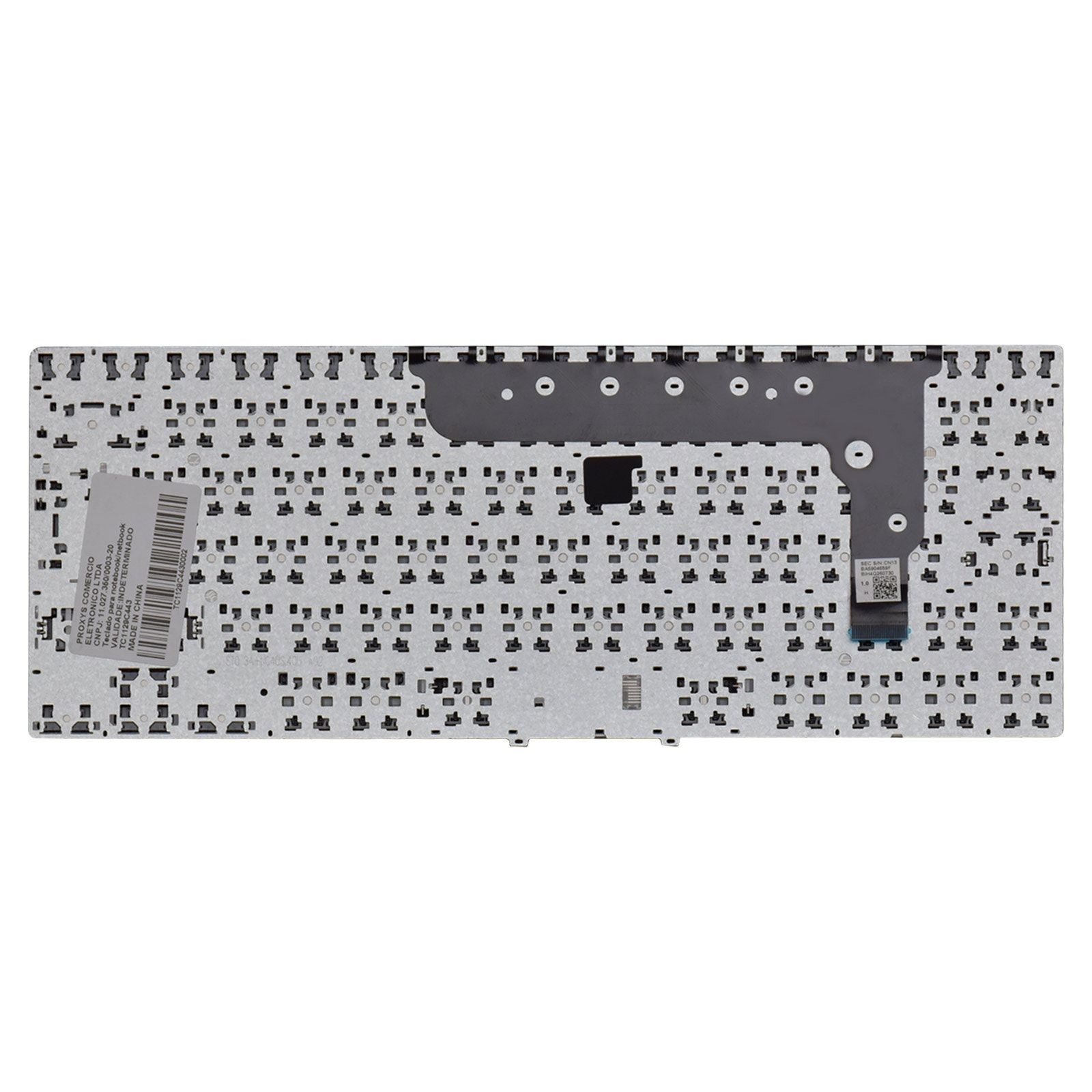 Teclado para Notebook Samsung Galaxy Book Go NP340XLA-K06BR, ABNT2 Preto, possui teclas confortáveis e 12 meses de garantia.