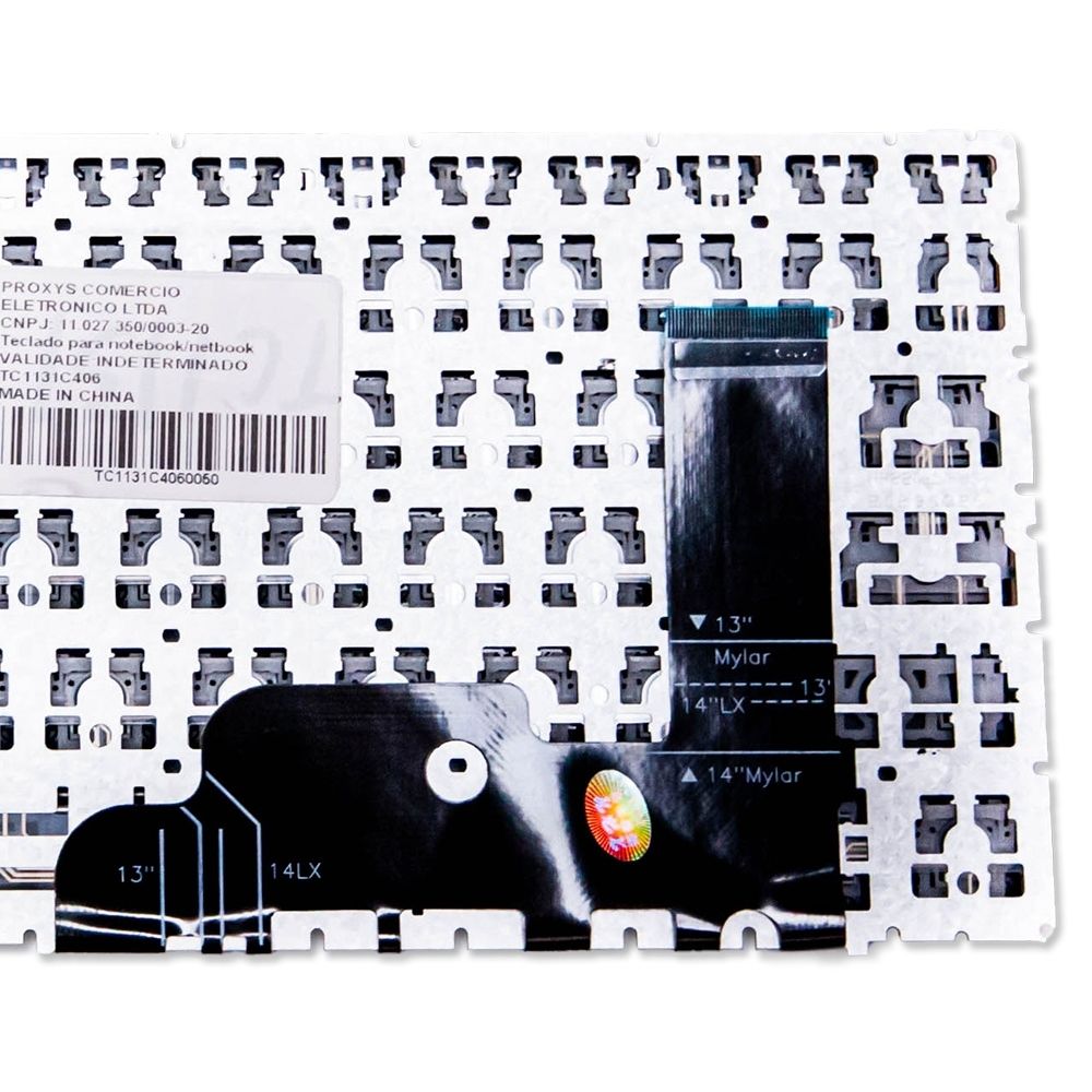 Teclado para Notebook HP ProBook G9 445, Inglês Internacional - US Prata, possui teclas confortáveis e 12 meses de garantia.
