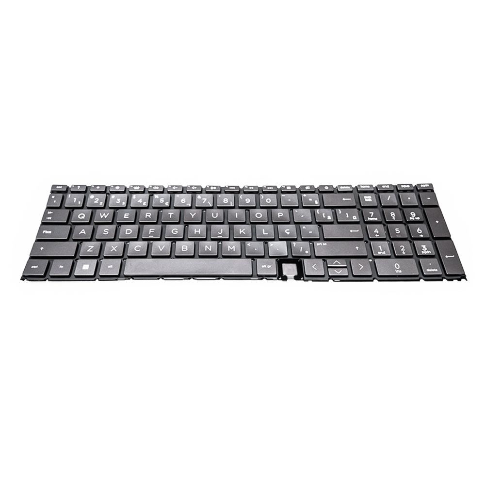 Teclado para Notebook Hp Envy X360 15-ED2000, ABNT2 Prata, possui teclas confortáveis e 12 meses de garantia.