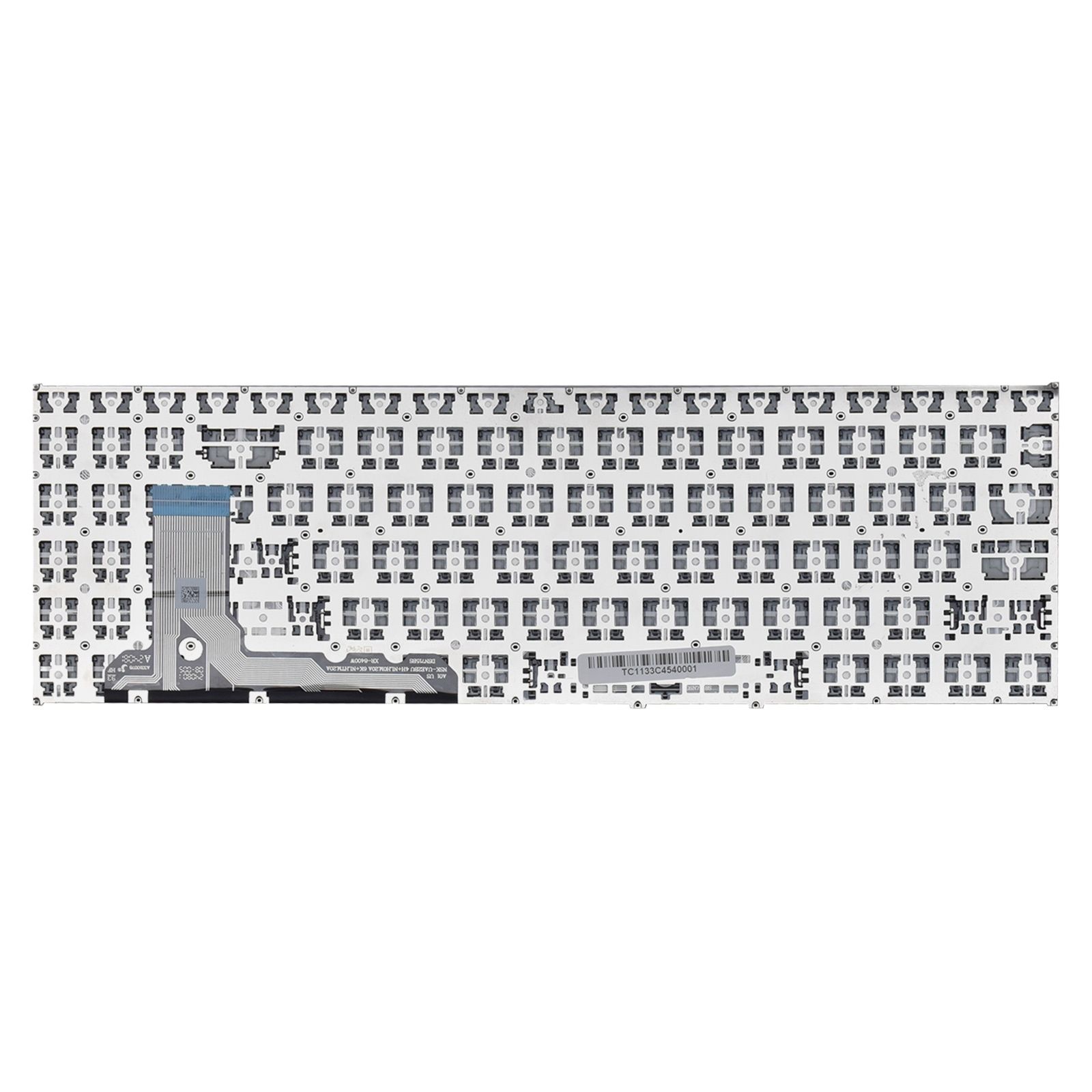 Teclado para Notebook Asus VivoBook E1504FA, ABNT2 Cinza, possui teclas confortáveis e 12 meses de garantia.