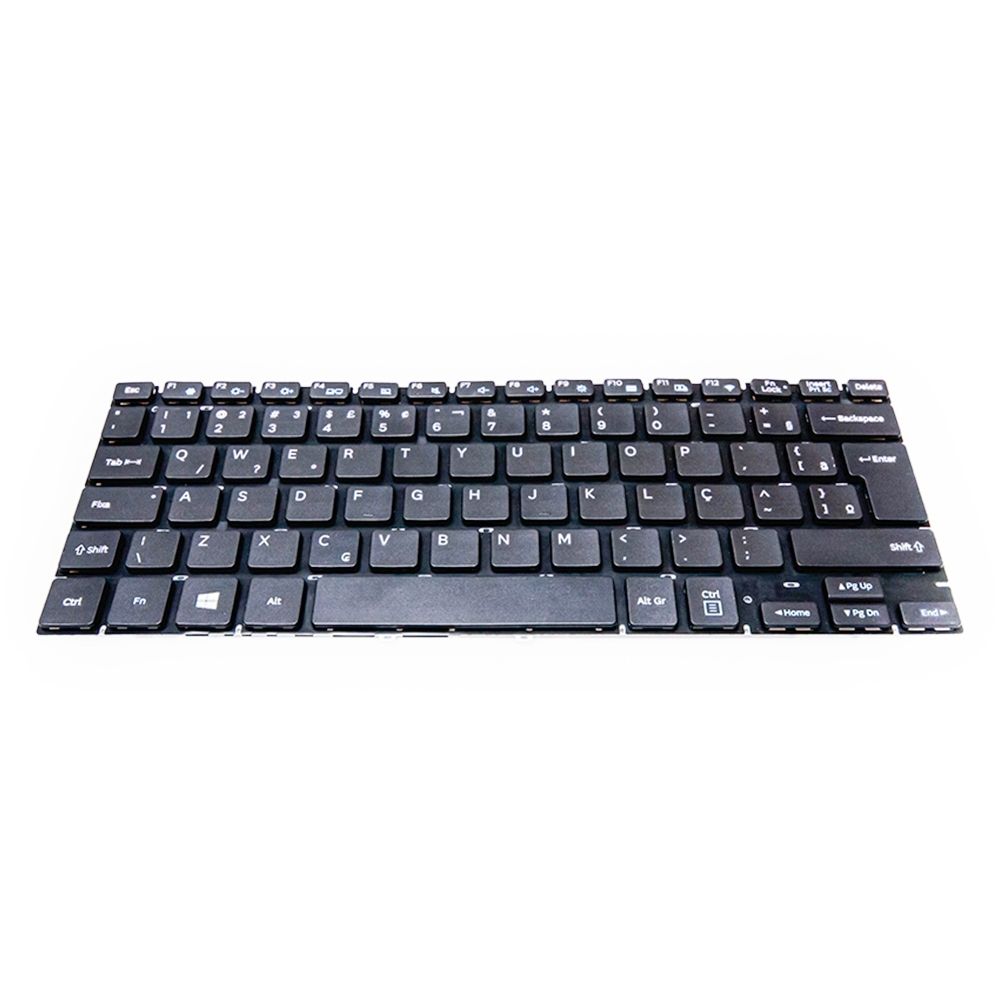 Teclado para Notebook Samsung Ativ Book NP905S3K, ABNT2 Preto, possui teclas confortáveis e 12 meses de garantia.
