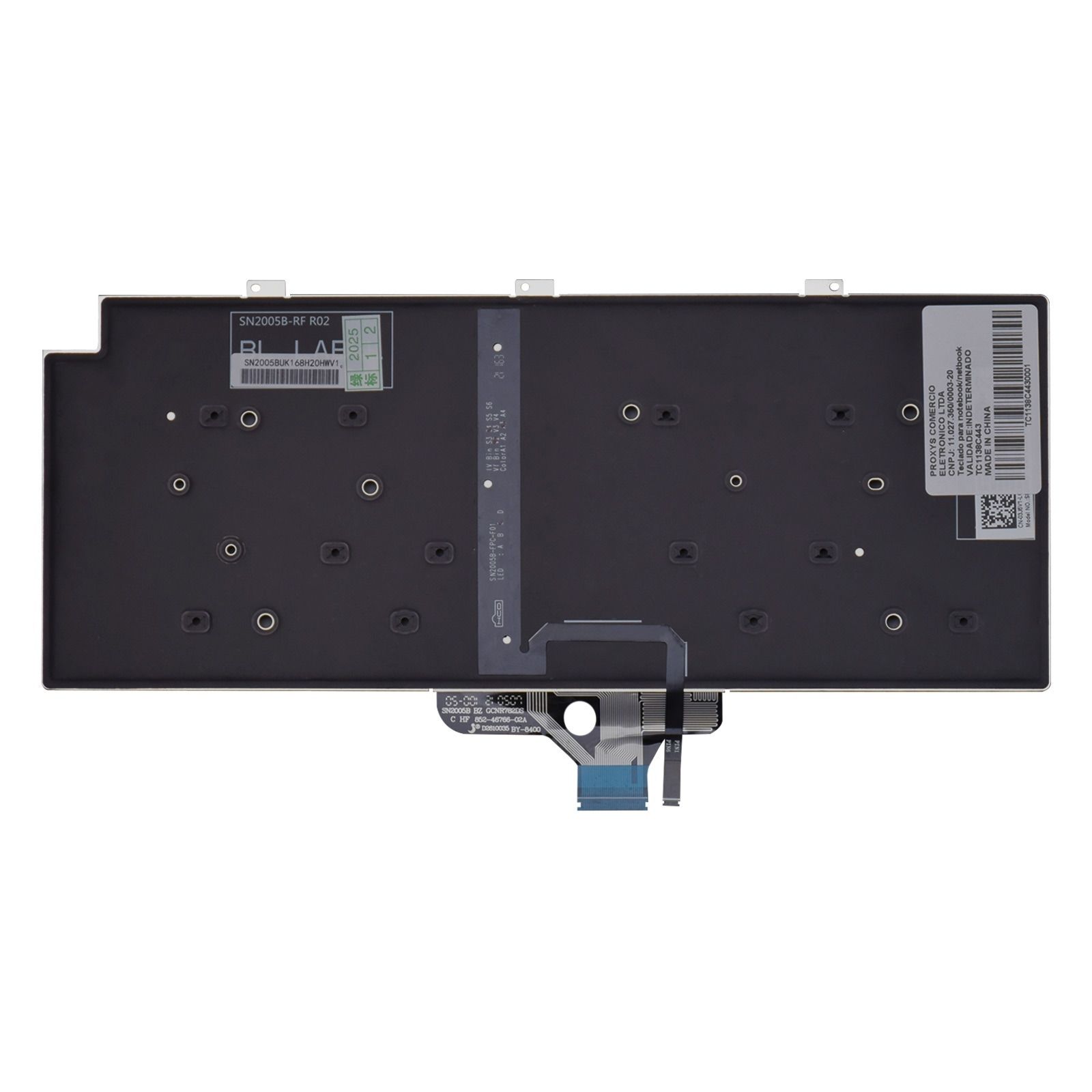 Teclado para Notebook Dell Part Number 073Y15, ABNT2 Preto, possui teclas confortáveis e 12 meses de garantia.