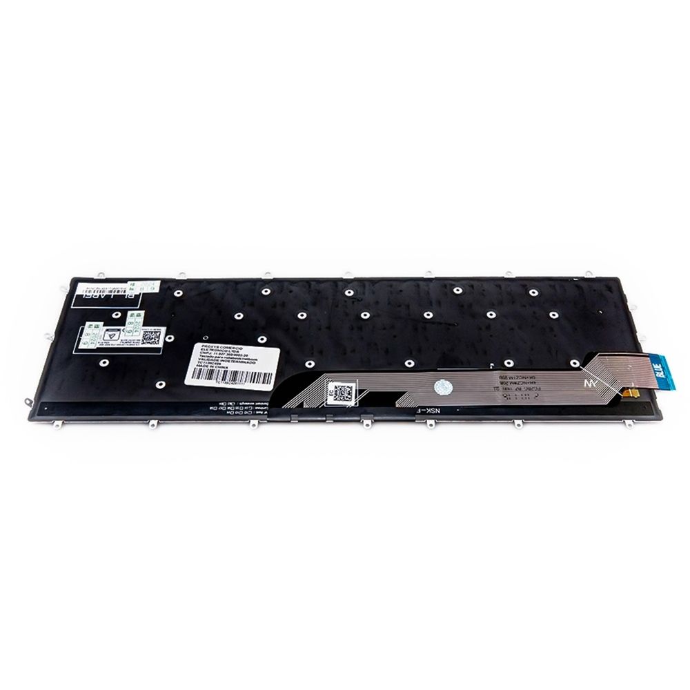 Teclado para Notebook Dell Inspiron 15-5767, ABNT2 Preto, possui teclas confortáveis e 12 meses de garantia.