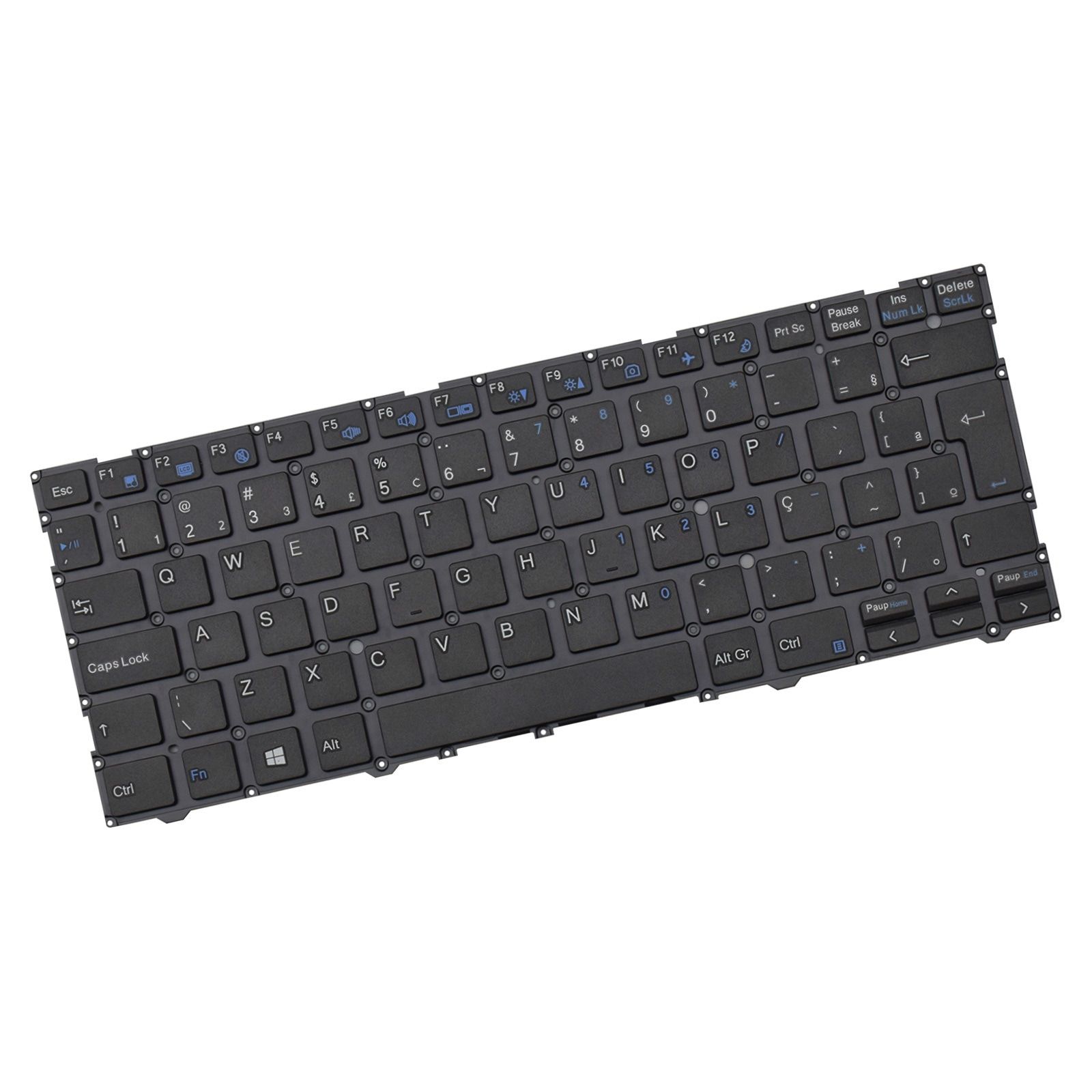 Teclado para Notebook Positivo Part Number 6-39-NL4C2-012, ABNT2 Preto, possui teclas confortáveis e 12 meses de garantia.