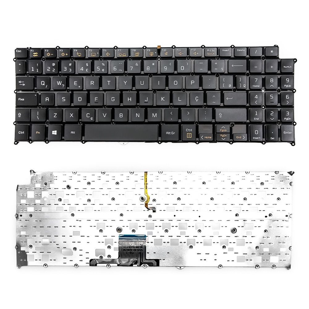 Teclado para Notebook Lg Gram 15 15Z970 Preto