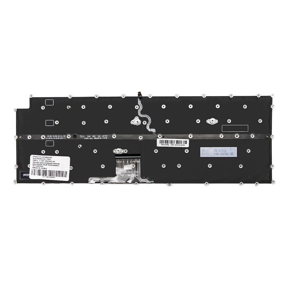 Teclado para Notebook Lg Gram 15 15Z970, ABNT2 Branco, possui teclas confortáveis e 12 meses de garantia.