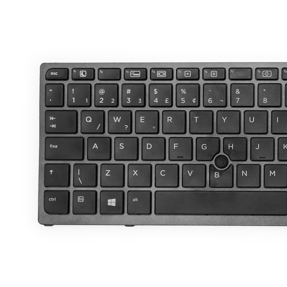 Teclado para Notebook Hp Zbook 15 G4, Inglês Internacional - US Preto, possui teclas confortáveis e 12 meses de garantia.