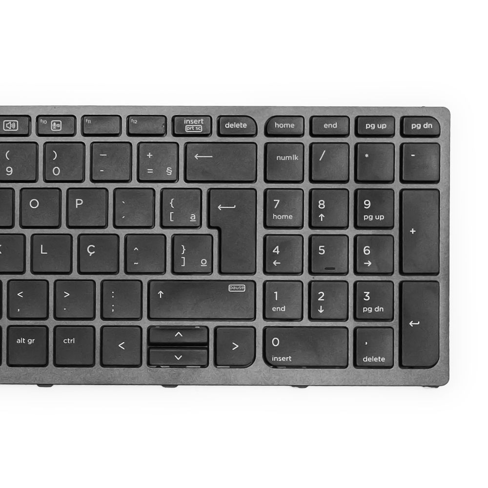 Teclado para Notebook Hp Zbook 17 G4, Inglês Internacional - US Preto, possui teclas confortáveis e 12 meses de garantia.