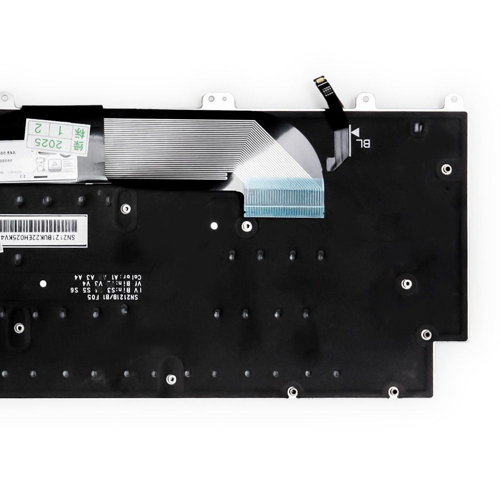 Teclado para Notebook compatível com Part Number 0DM4K8, ABNT2 Preto, possui teclas confortáveis e 12 meses de garantia.