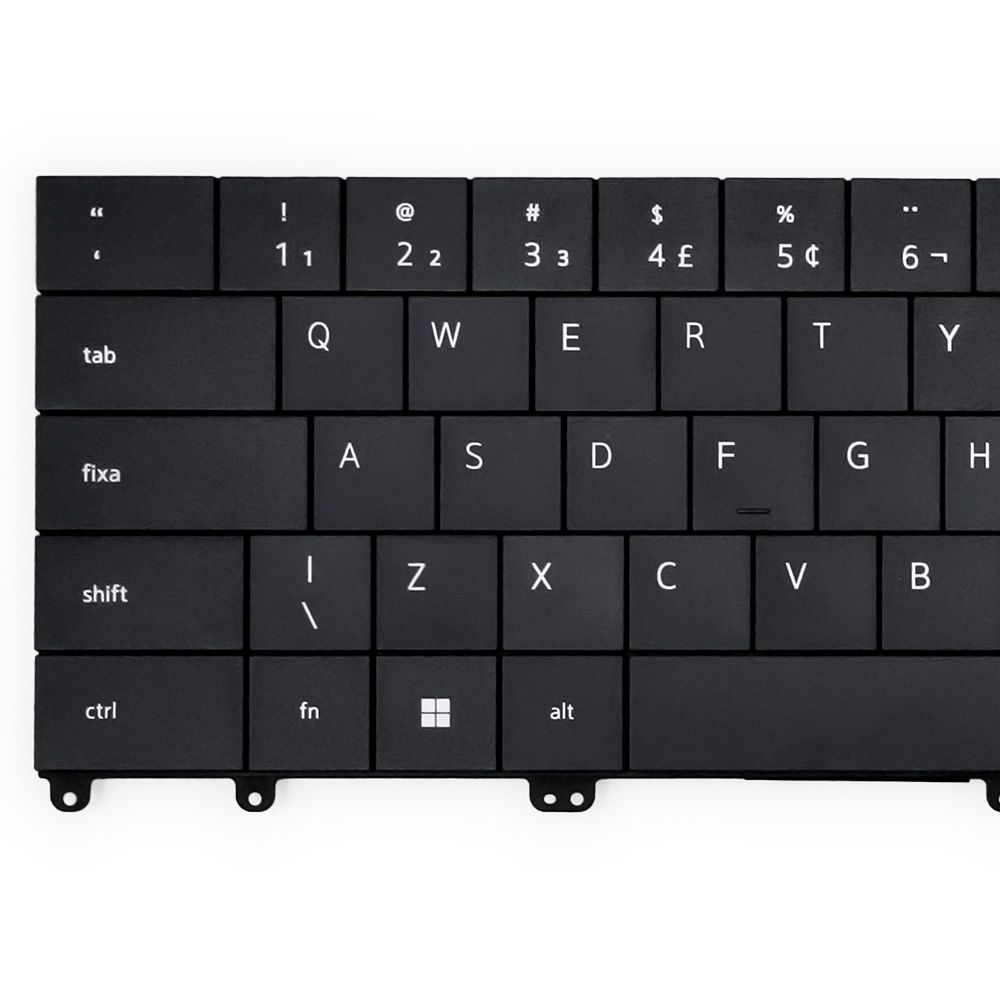 Teclado para Notebook Dell Xps 13 9320, ABNT2 Preto, possui teclas confortáveis e 12 meses de garantia.