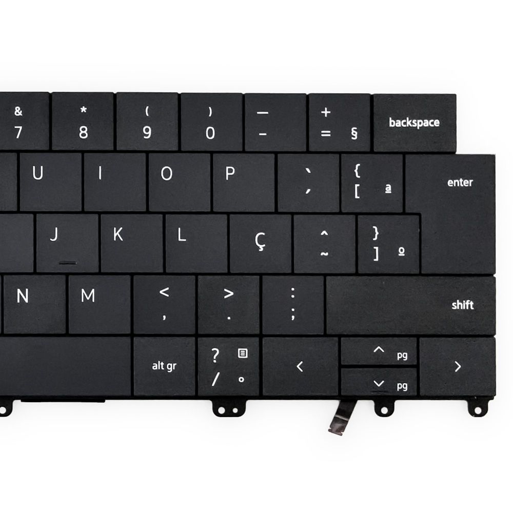 Teclado para Notebook Dell Xps 9320, ABNT2 Preto, possui teclas confortáveis e 12 meses de garantia.