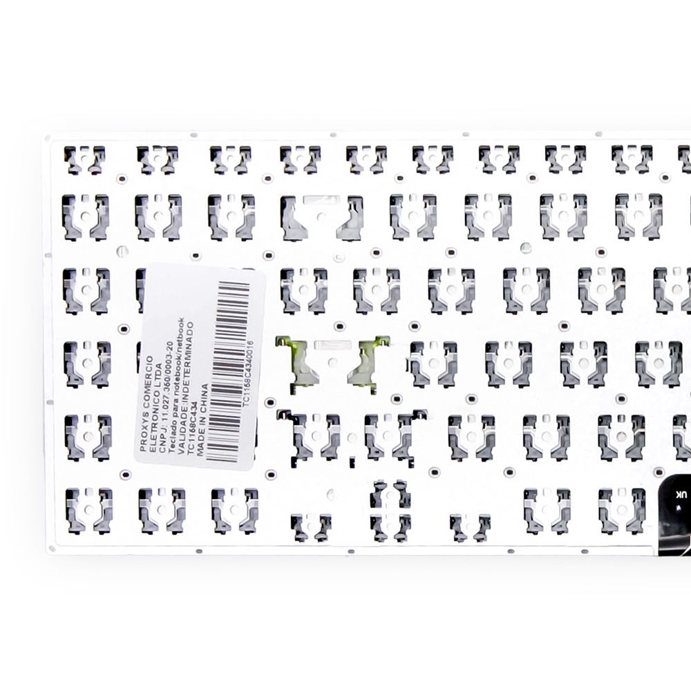 Teclado para Notebook Asus Vivobook E510, ABNT2 Preto, possui teclas confortáveis e 12 meses de garantia.