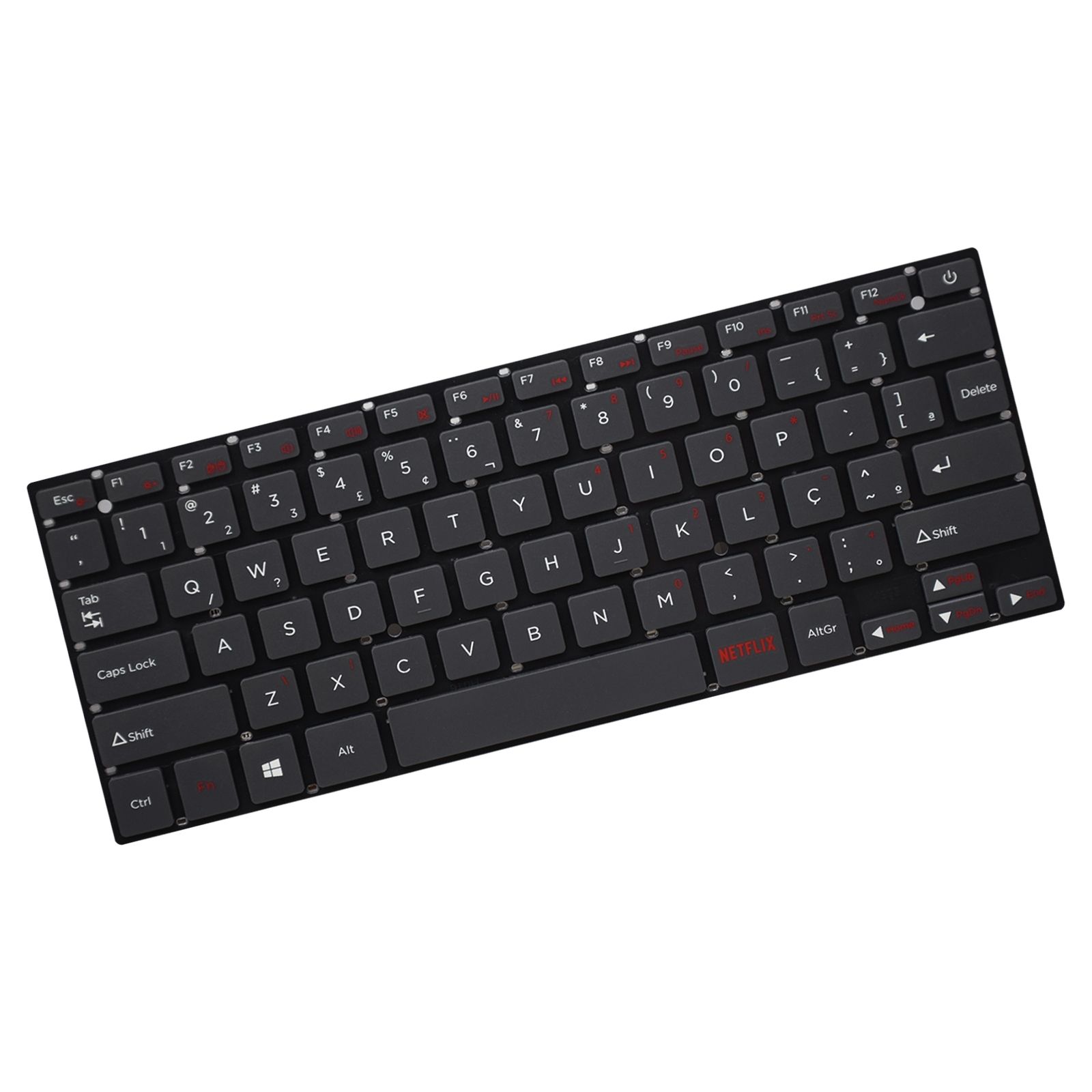 Teclado para Notebook Positivo Motion Q232A ABNT2 - Botão Netflix