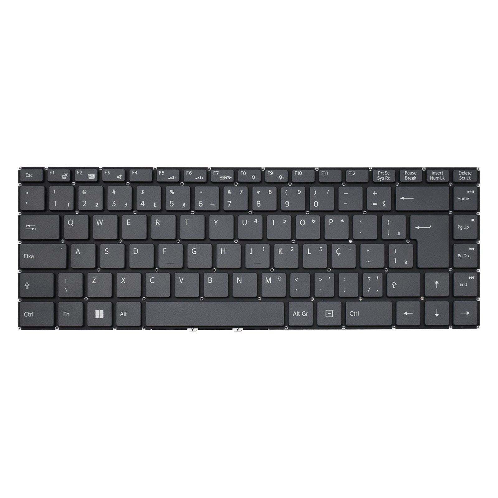 Teclado para Notebook Sony Vaio VJFE44F11X-B0311H, ABNT2 Preto, possui teclas confortáveis e 12 meses de garantia.