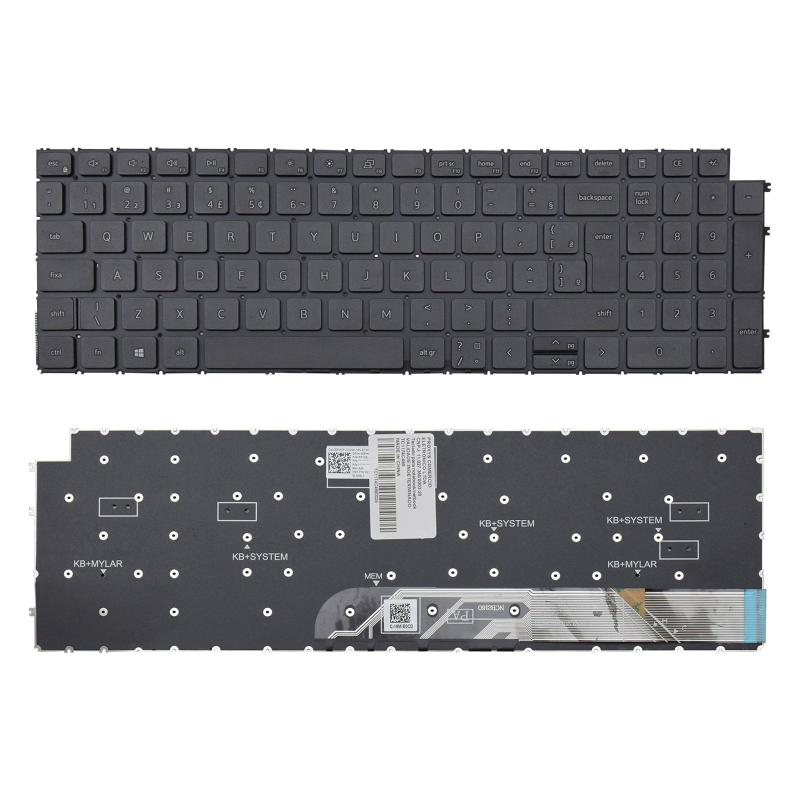 Teclado para Notebook Dell Inspiron 15-I120K-U25M