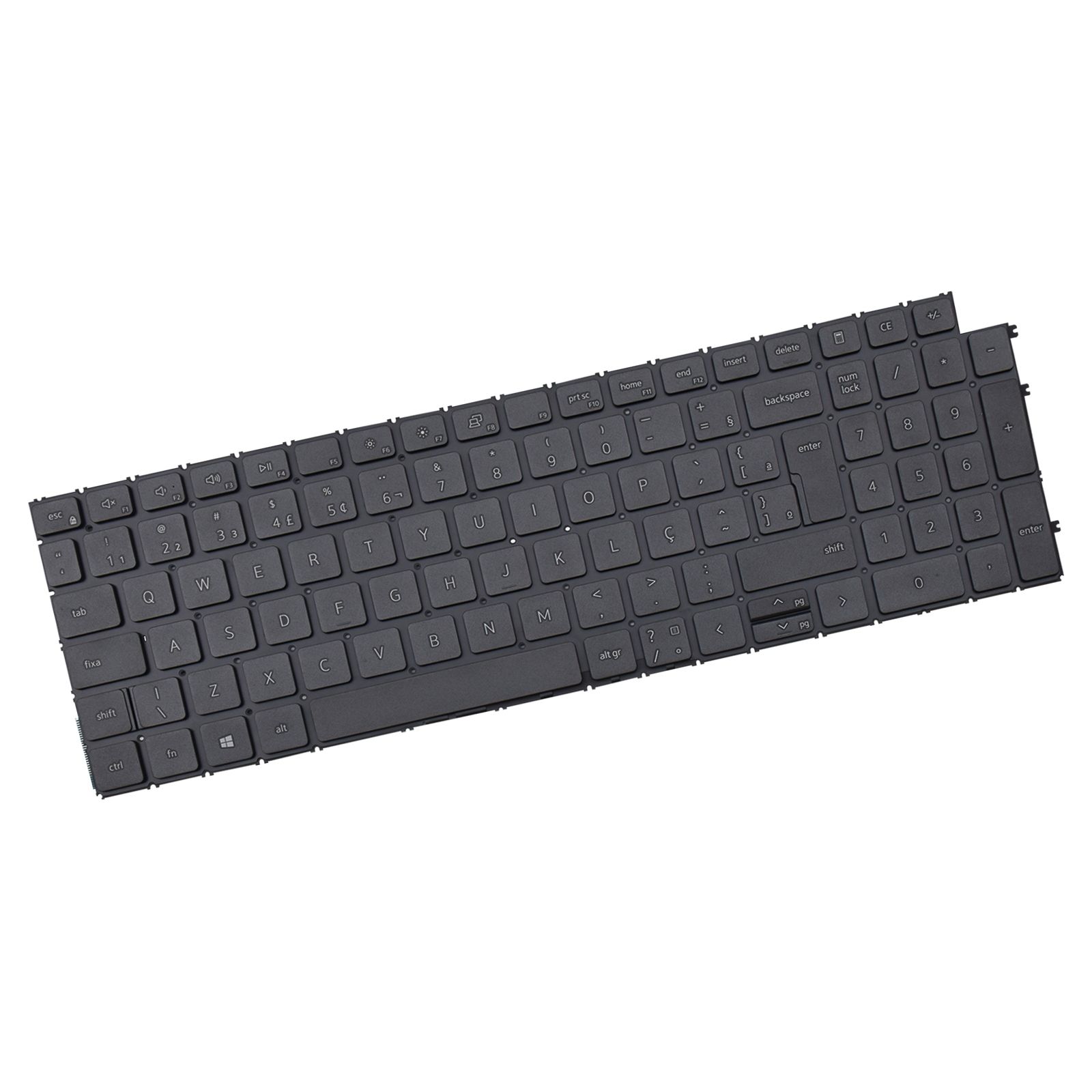 Teclado para Notebook Dell P112F ABNT2 Preto