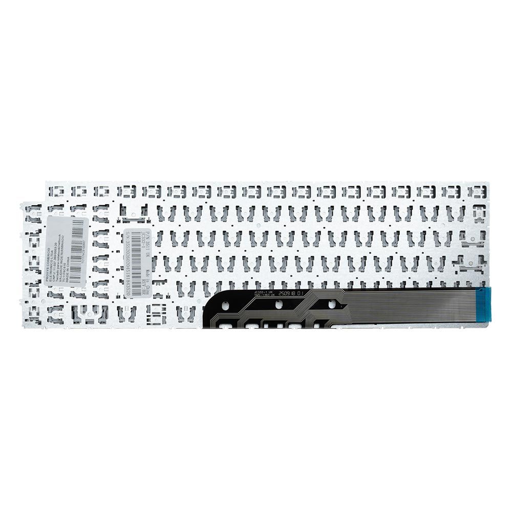 Teclado para Notebook Dell Vostro 15-3510-P10T Sem Moldura