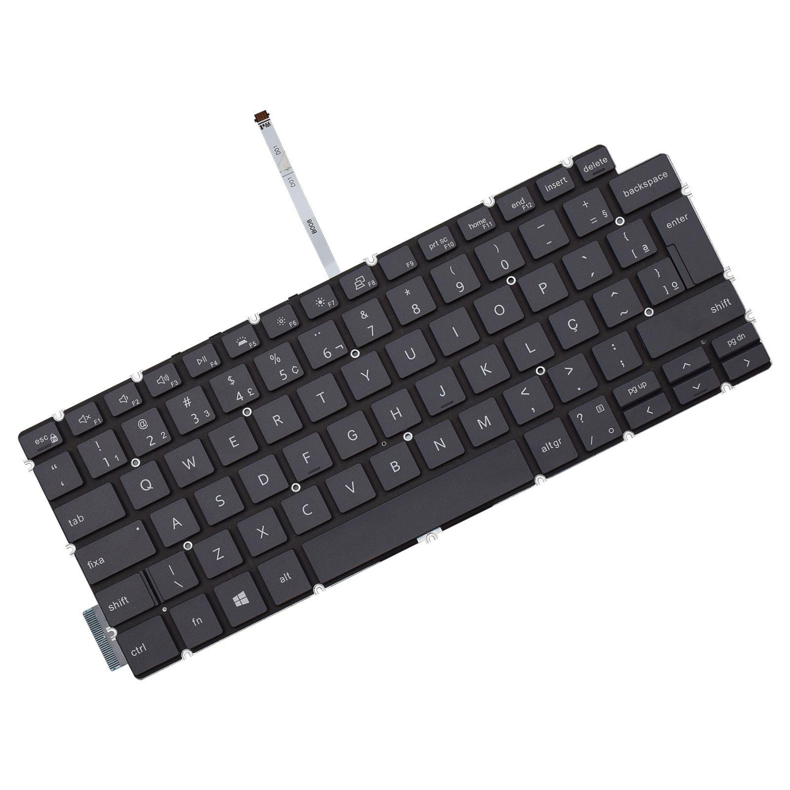 Teclado para Notebook Dell Inspiron 14-5406 Com Iluminação Preto