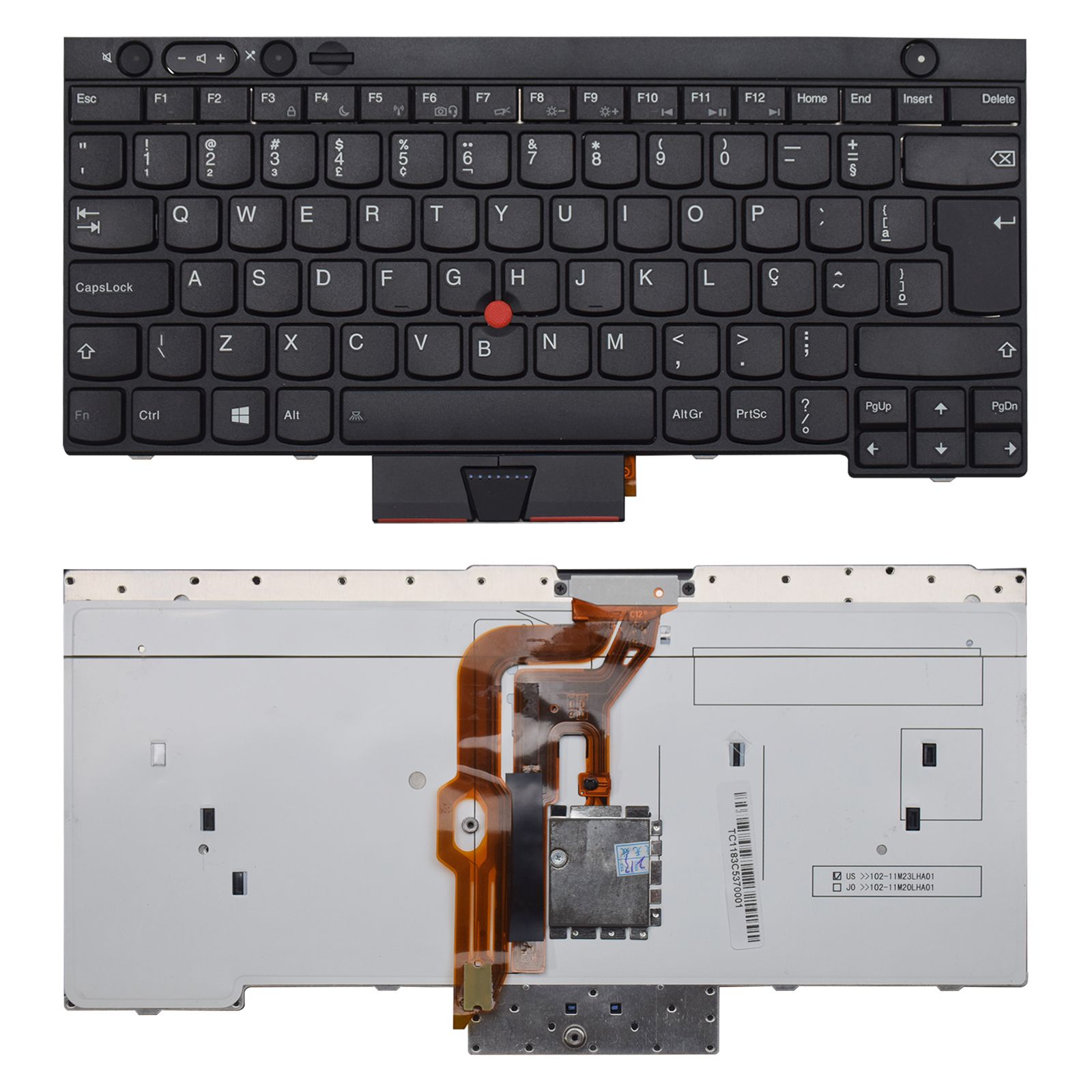 Teclado para Notebook Lenovo Thinkpad L530 ABNT2 Preto