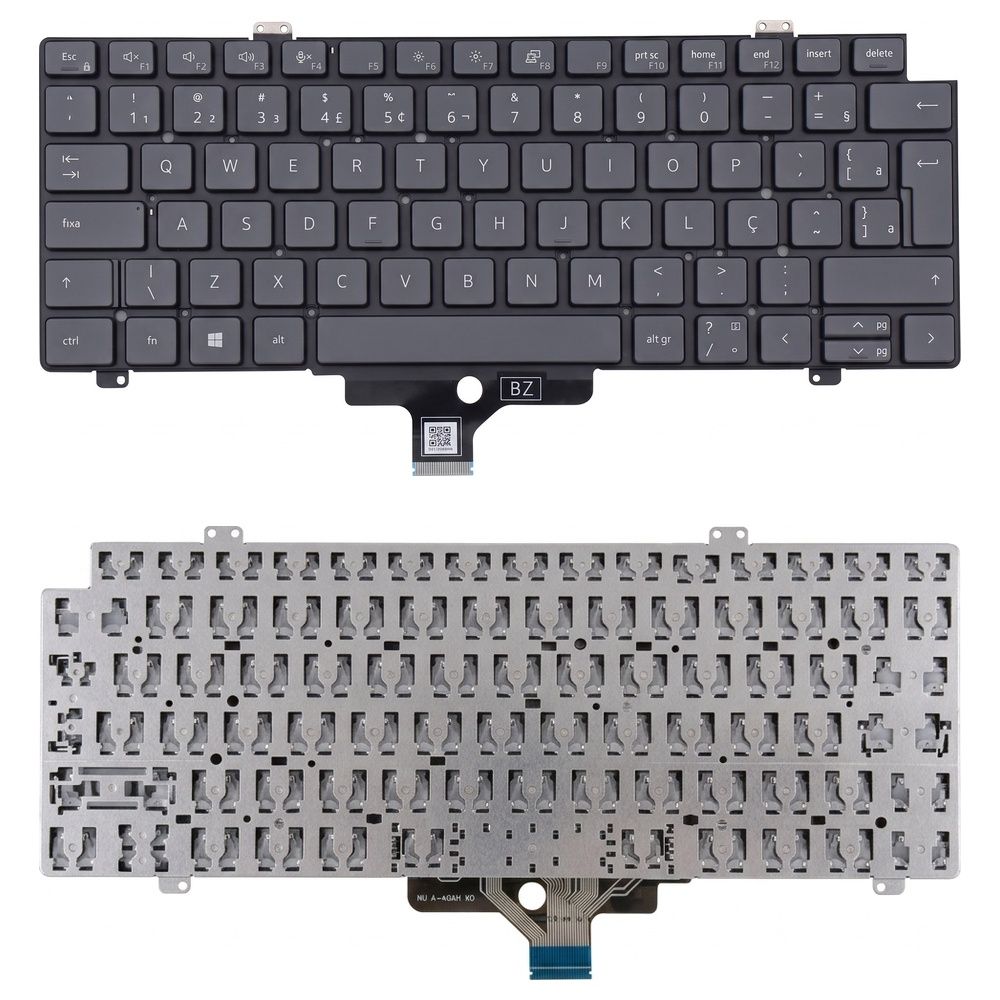 Teclado para Notebook Dell Latitude 5420-P137G001 Sem Iluminação ABNT2 Cinza