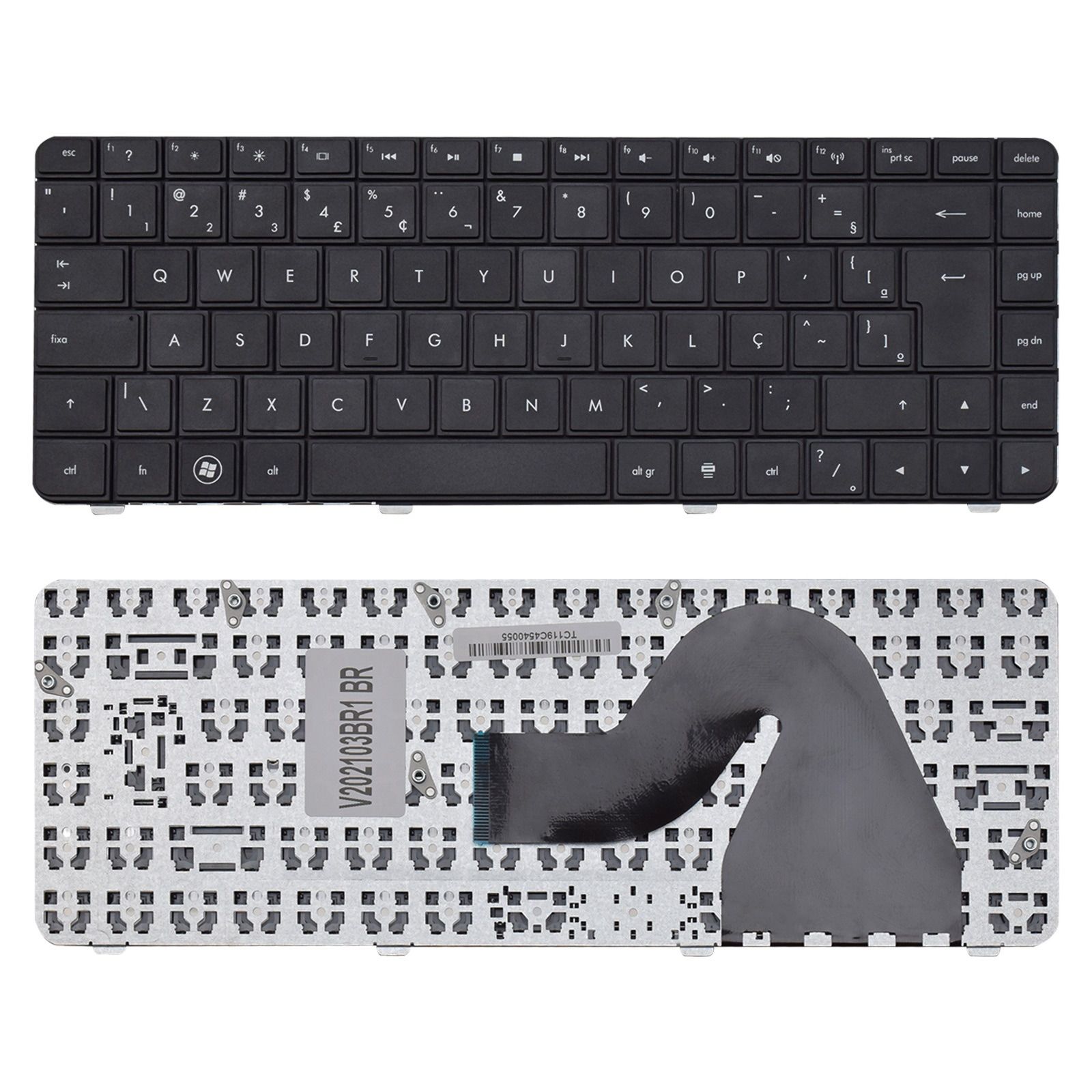 Teclado para Notebook Hp Pavilion G42, ABNT2 Preto, possui teclas confortáveis e 12 meses de garantia.
