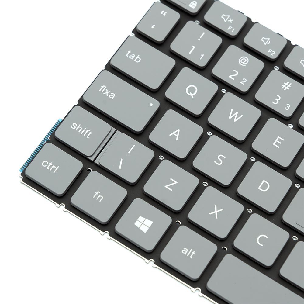Teclado para Notebook Dell Inspiron 14-5440 ABNT2 Cinza Claro