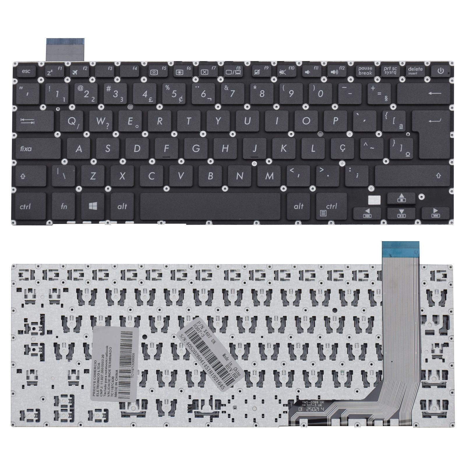 Teclado para Notebook Asus X407UA
