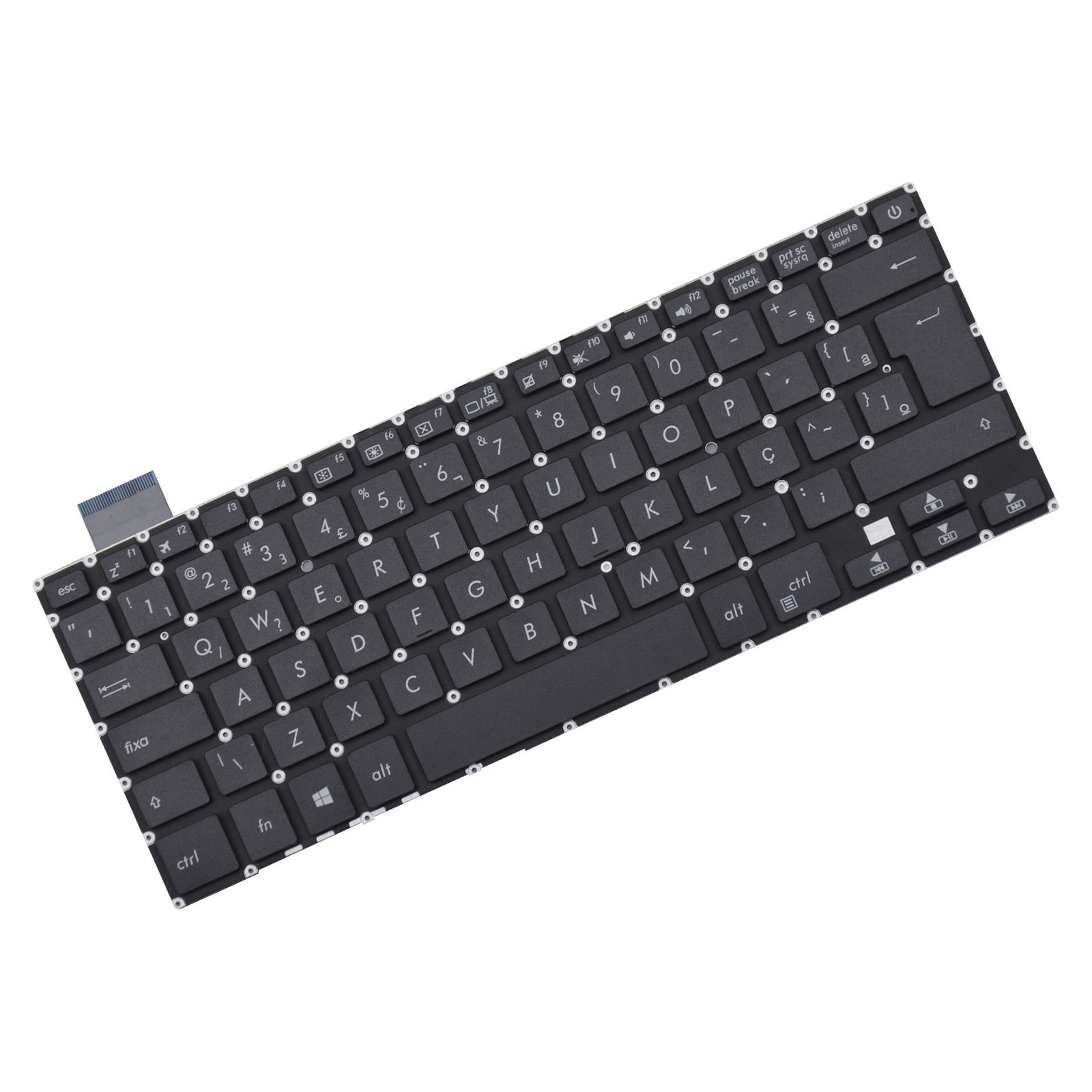 Teclado para Notebook Asus X407U ABNT2 Preto