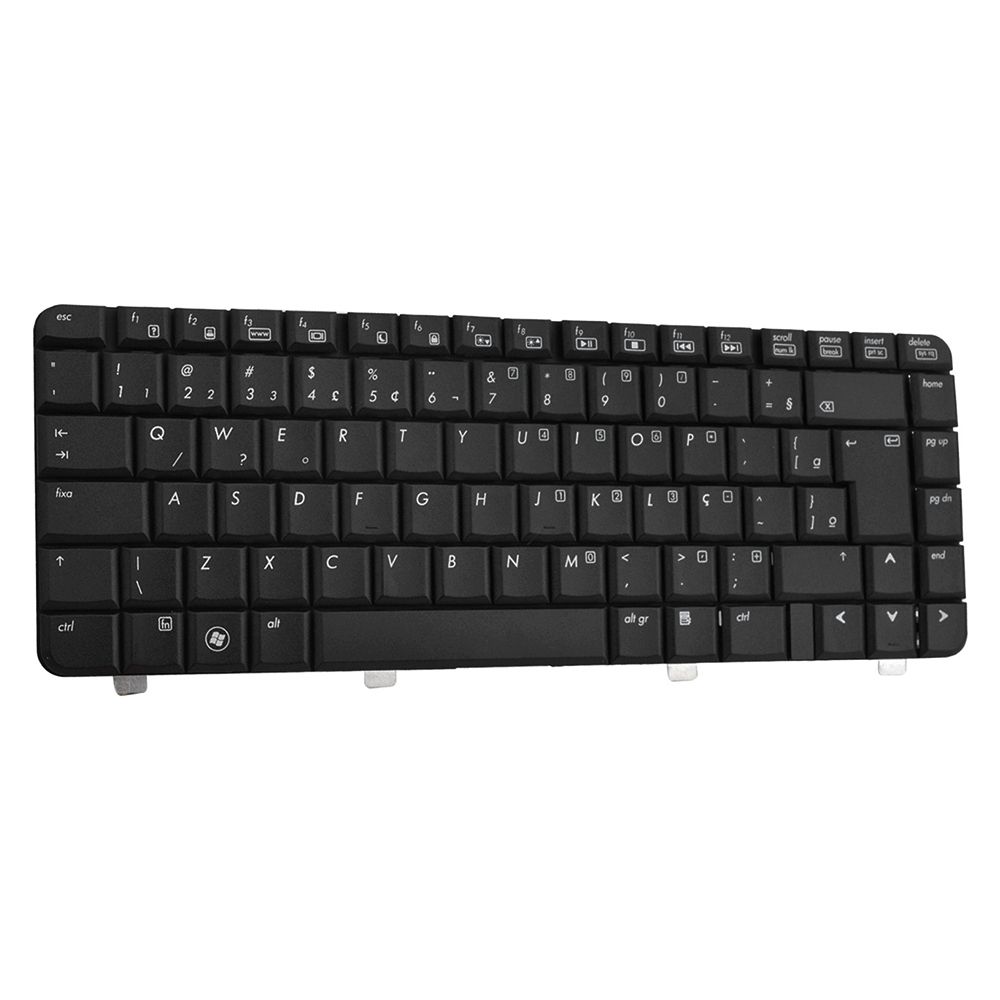 Teclado para Notebook Hp Pavilion DV4-1222TX SE, ABNT2 Preto, possui teclas confortáveis e 12 meses de garantia.