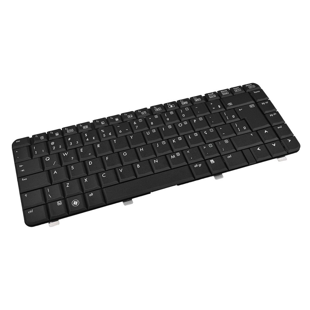 Teclado para Notebook HP Pavilion DV4-1158TX, ABNT2 Preto, possui teclas confortáveis e 12 meses de garantia.