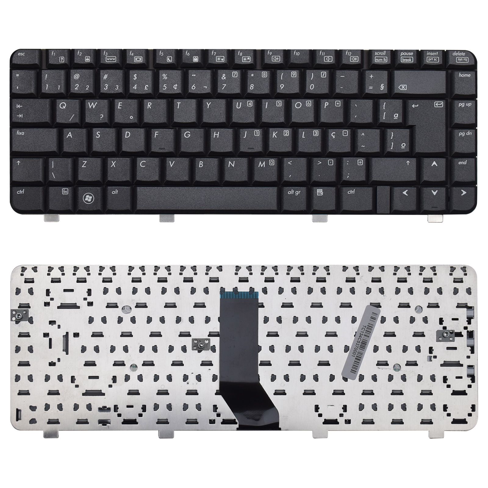 Teclado para Notebook Hp Pavilion DV4-1280BR ABNT2 Preto