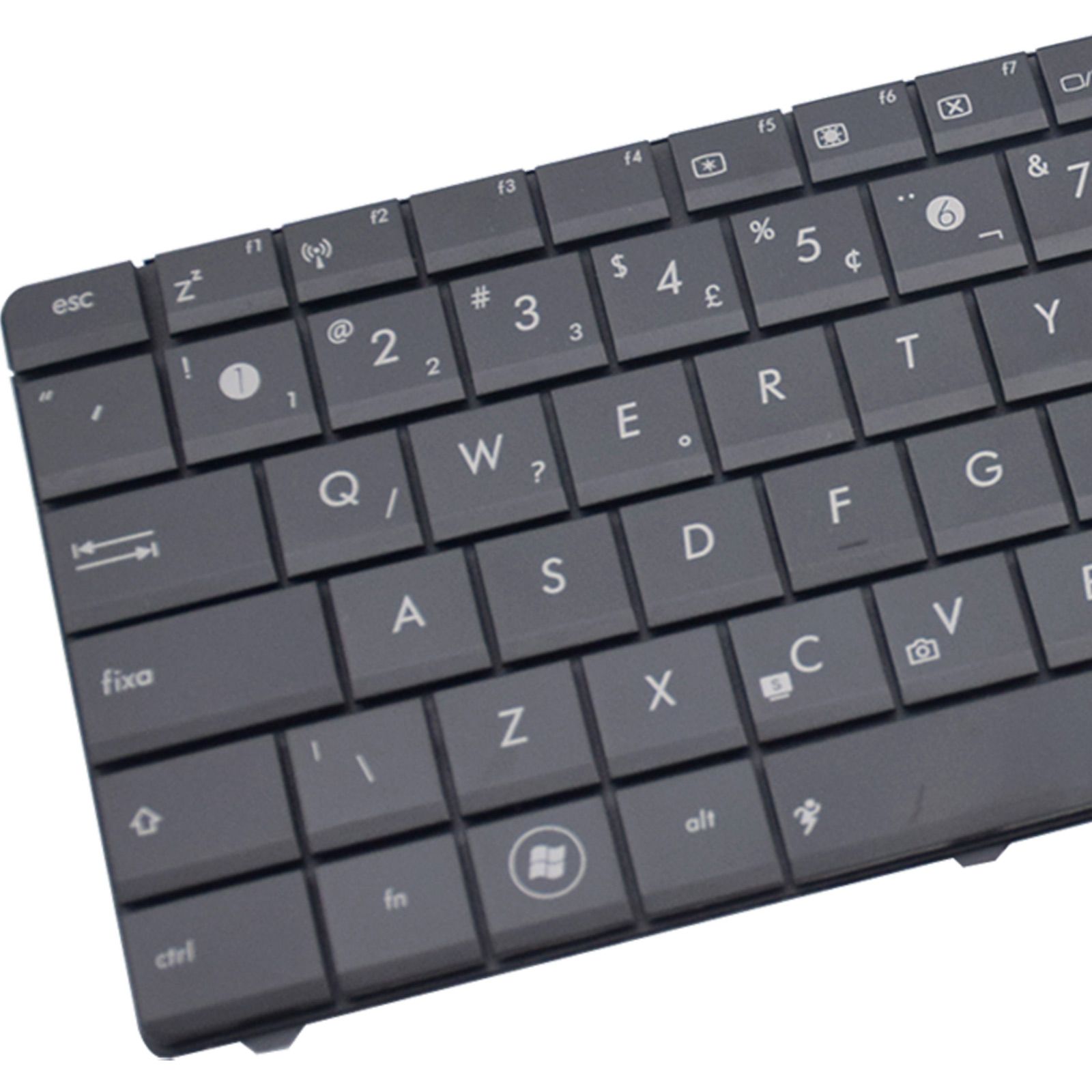 Teclado para Notebook Asus A Series A43E-VX049R Sem Moldura ABNT2 Preto