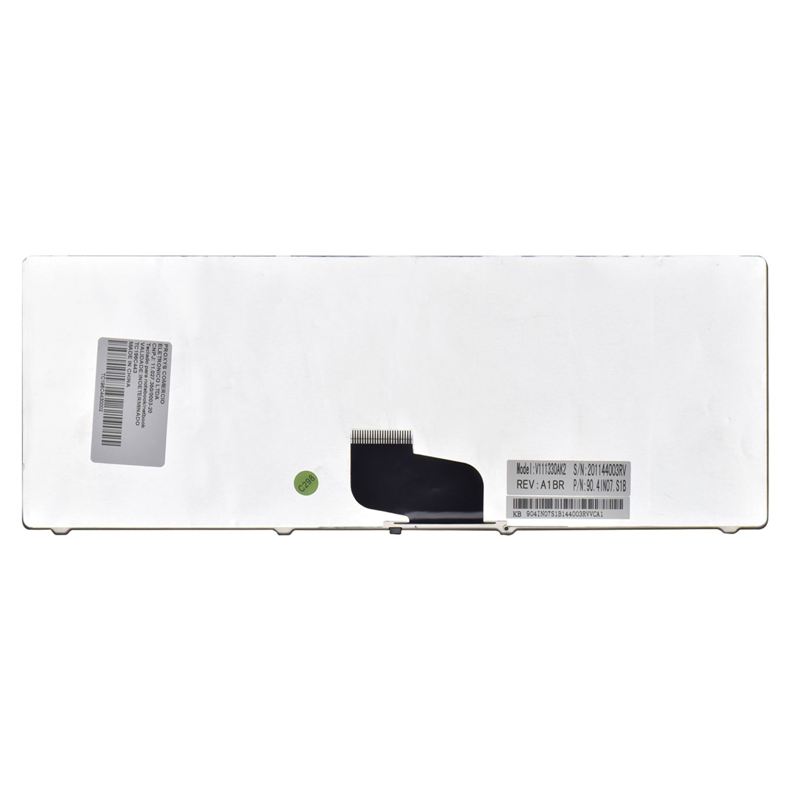 Teclado para Notebook Semp Toshiba Infinity IS-1442, ABNT2 Preto, possui teclas confortáveis e 12 meses de garantia.