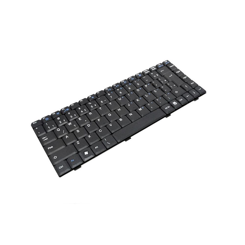 Teclado para Notebook Semp Toshiba Infinity IS-1462, ABNT2 Preto, possui teclas confortáveis e 12 meses de garantia.