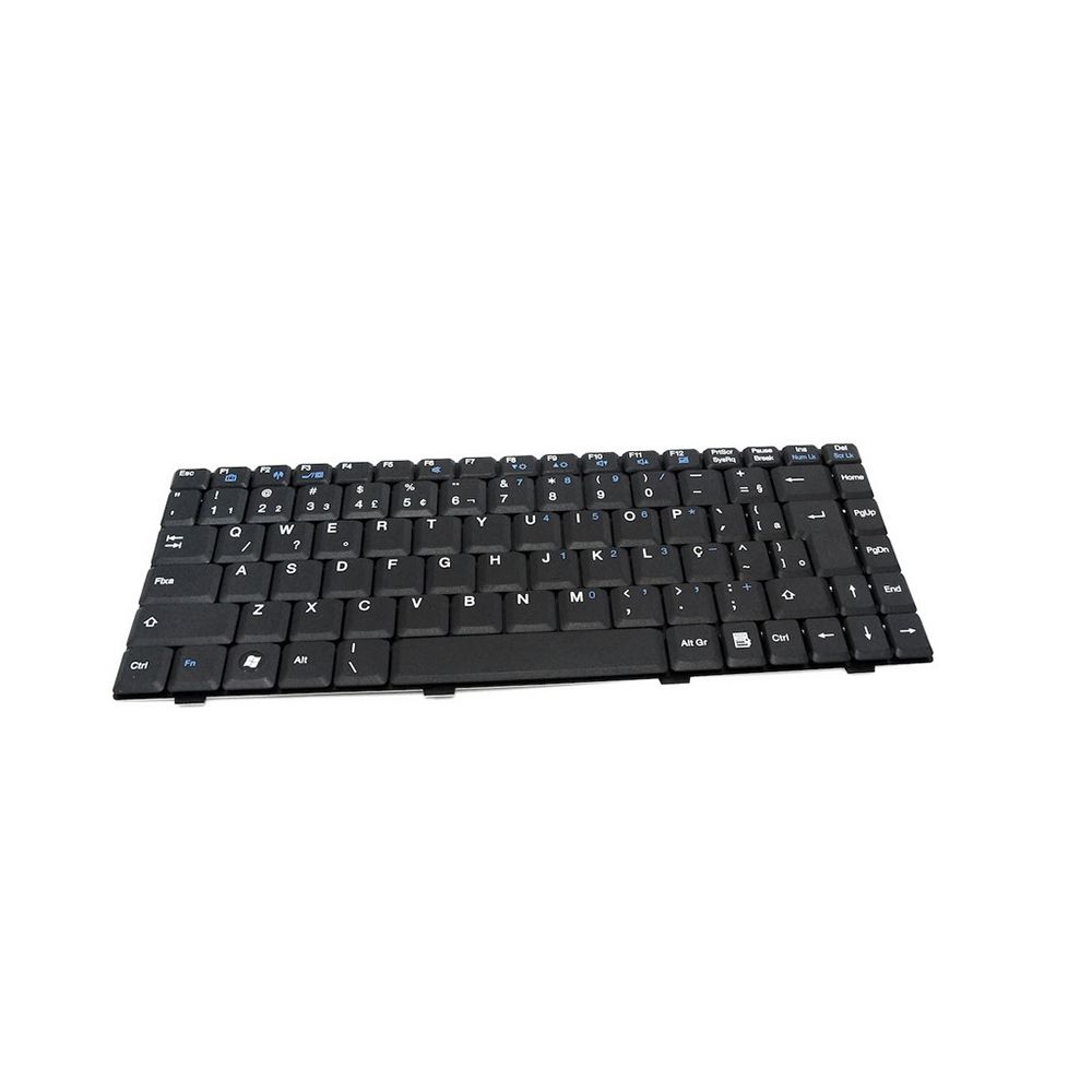 Teclado para Notebook Semp Toshiba Infinity IS-1462, ABNT2 Preto, possui teclas confortáveis e 12 meses de garantia.