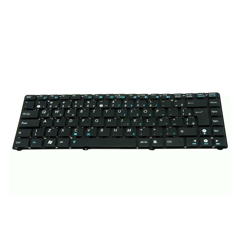 Teclado para Notebook Asus Eee Pc 1201T, ABNT2 Preto, possui teclas confortáveis e 12 meses de garantia.