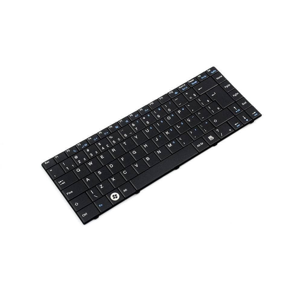 Teclado para Notebook Semp Toshiba STI 1301, ABNT2 Preto, possui teclas confortáveis e 12 meses de garantia.