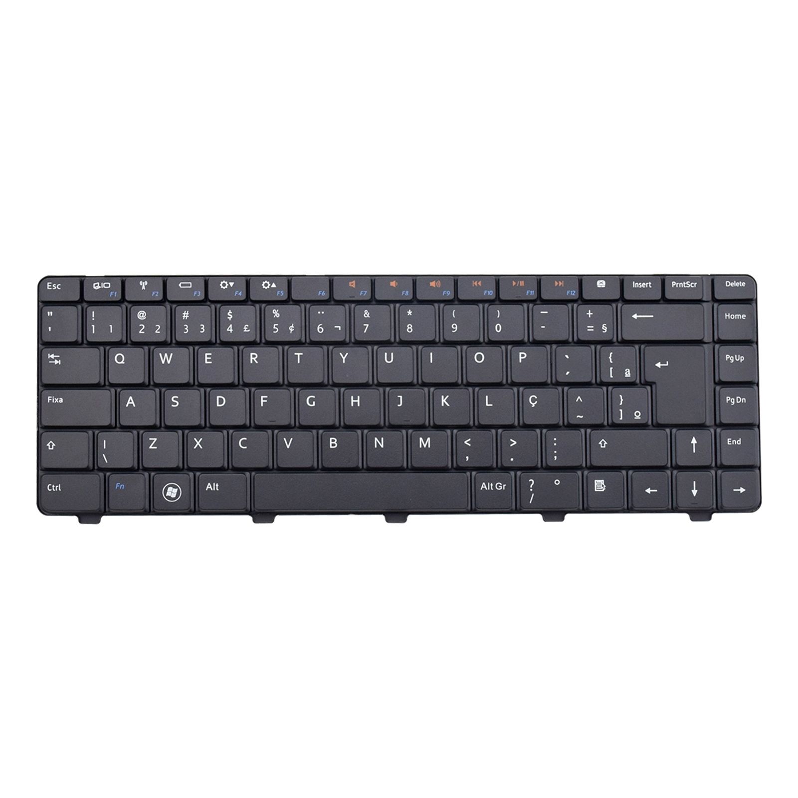 Teclado para Notebook Dell Inspiron N4020, ABNT2 Preto, possui teclas confortáveis e 12 meses de garantia.