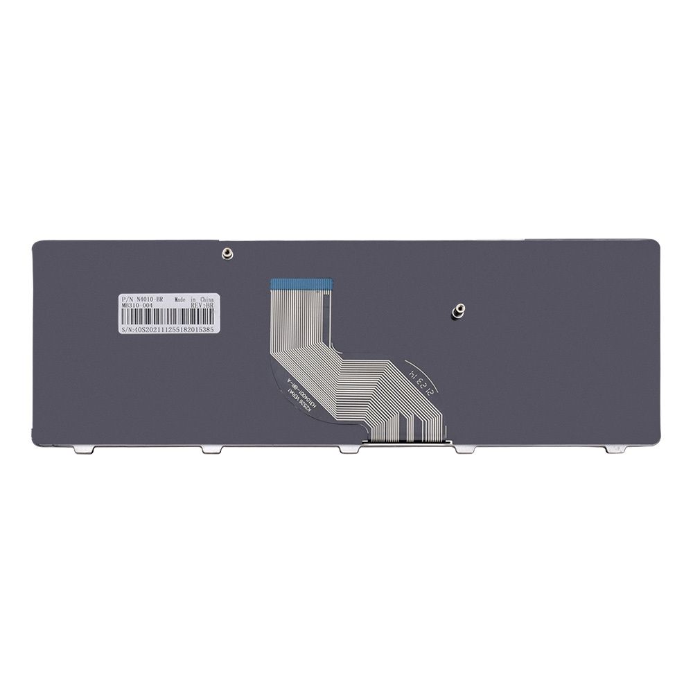 Teclado para Notebook Dell Inspiron 14R N4010, ABNT2 Preto, possui teclas confortáveis e 12 meses de garantia.