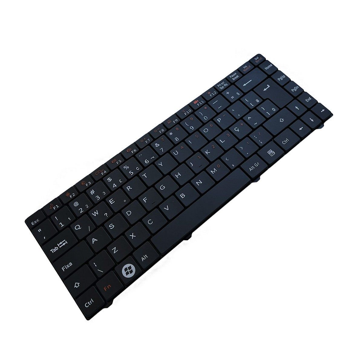 Teclado para Notebook Positivo Aureum 4600, ABNT2 Preto, possui teclas confortáveis e 12 meses de garantia.