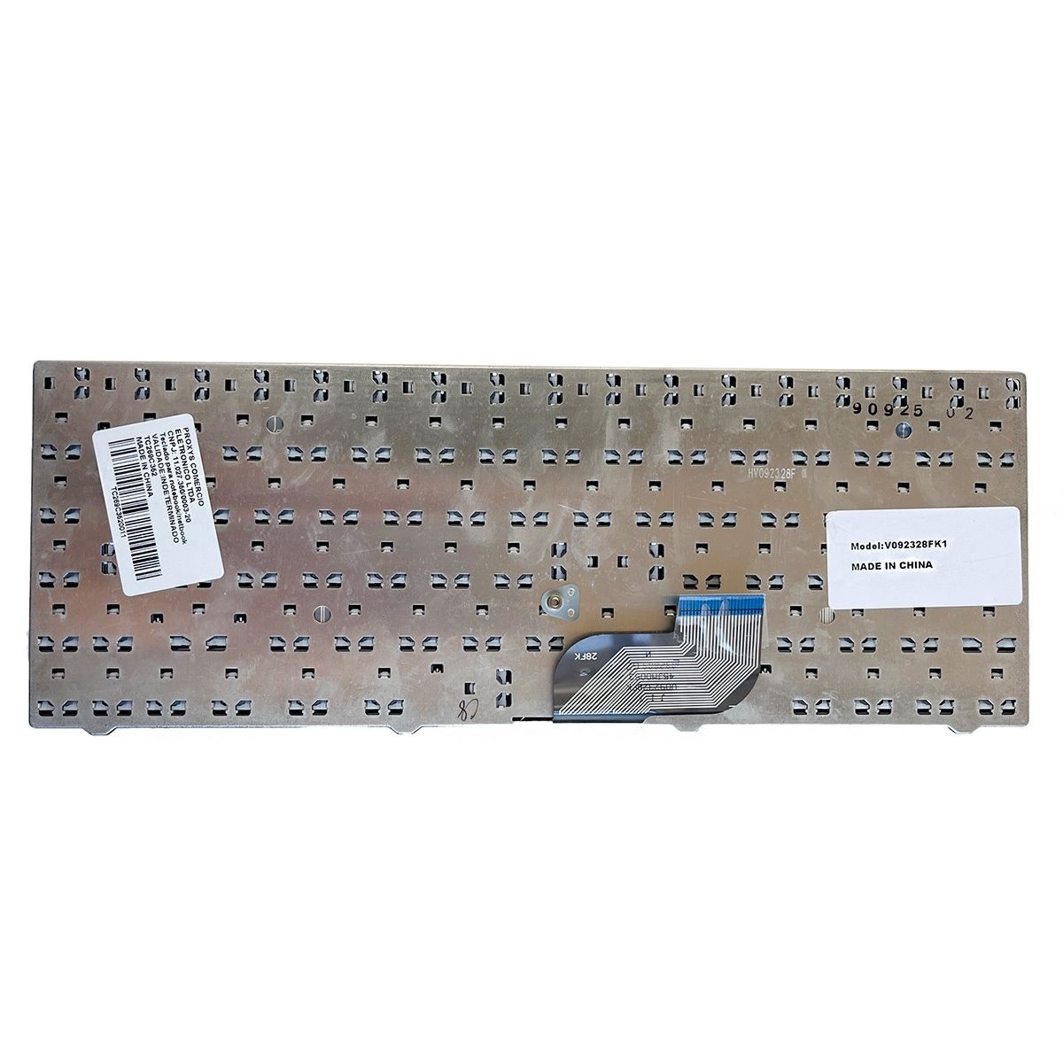 Teclado para Notebook Positivo Aureum 3500, ABNT2 Preto, possui teclas confortáveis e 12 meses de garantia.