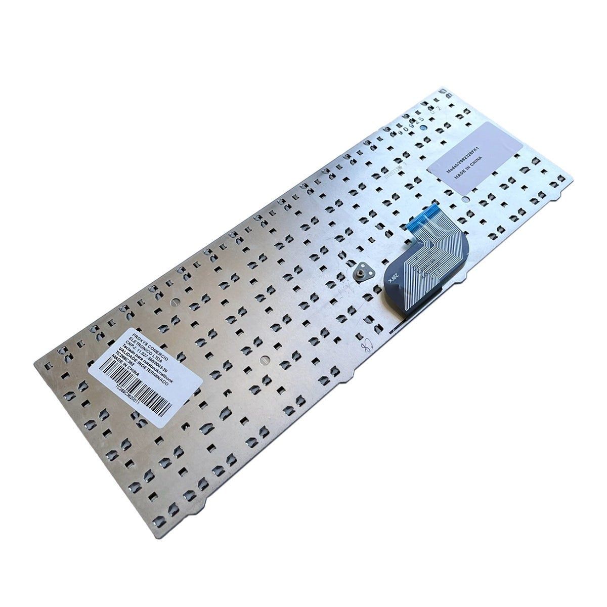 Teclado para Notebook Positivo Aureum 3000, ABNT2 Preto, possui teclas confortáveis e 12 meses de garantia.