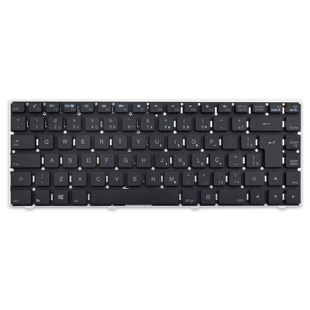 Teclado para Notebook HP Compaq CQ23, ABNT2 Preto, possui teclas confortáveis e 12 meses de garantia.