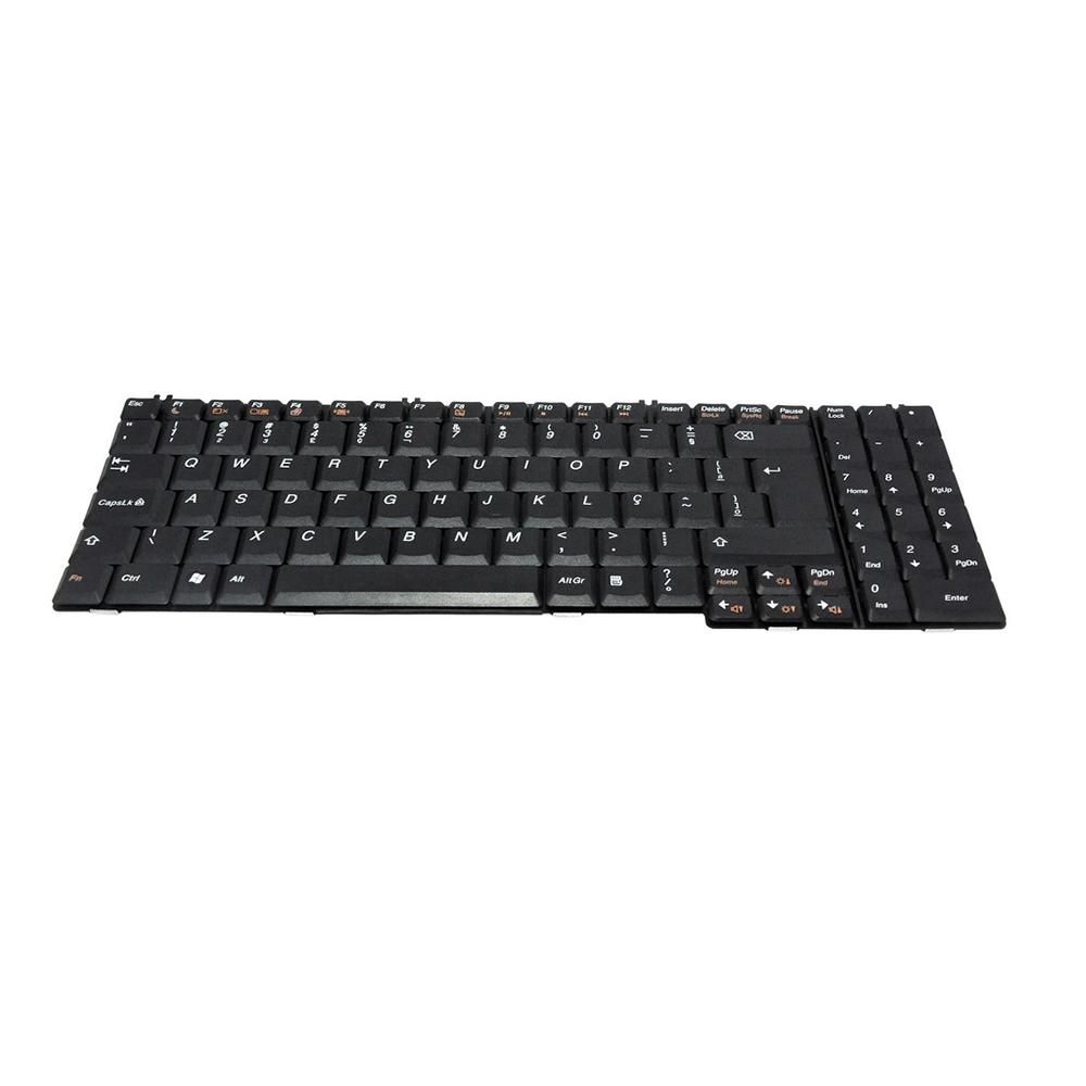 Teclado para Notebook Lenovo G Series G550, ABNT2 Preto, possui teclas confortáveis e 12 meses de garantia.