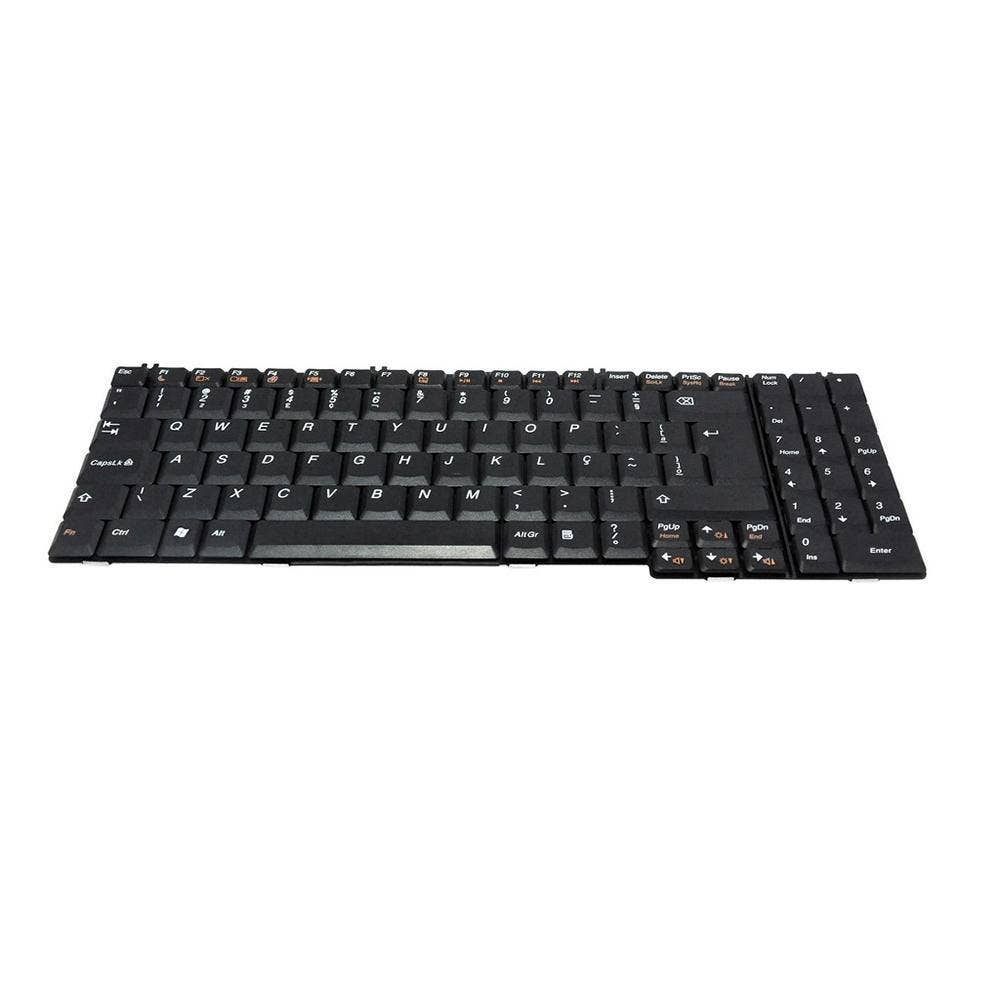 Teclado para Notebook Lenovo Part Number KS11TA5204, ABNT2 Preto, possui teclas confortáveis e 12 meses de garantia.