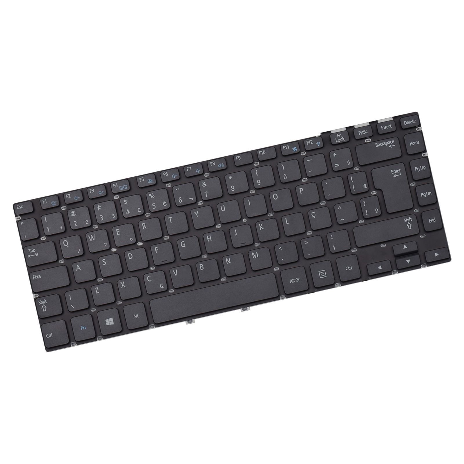 Teclado para Notebook Samsung Ativ Book NP270E4E Preto ABNT2