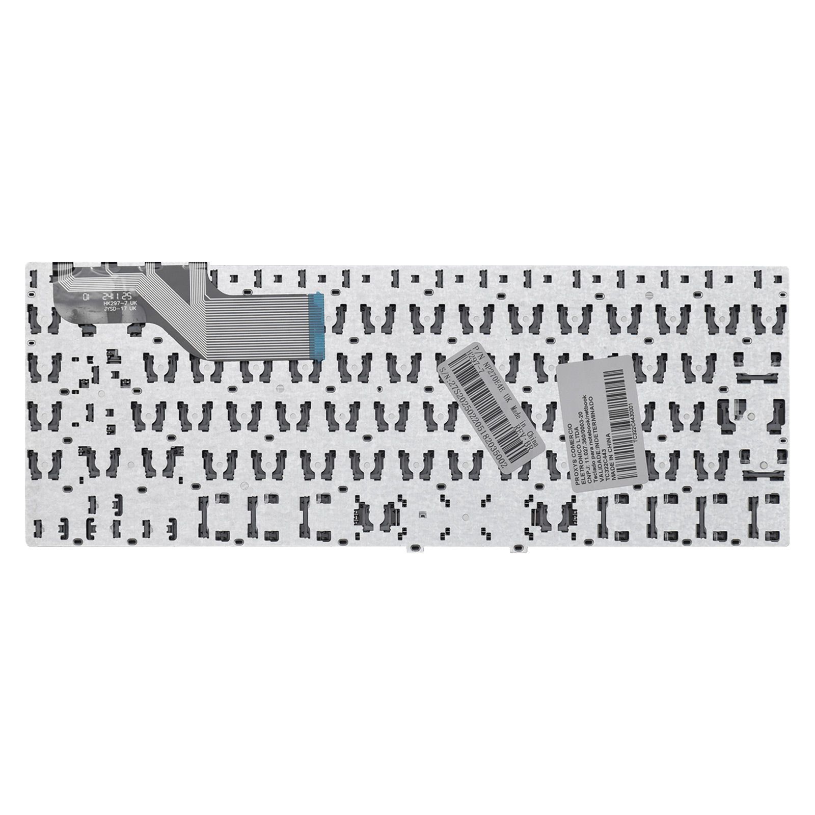 Teclado para Notebook Samsung Ativ Book NP270E4E Preto ABNT2