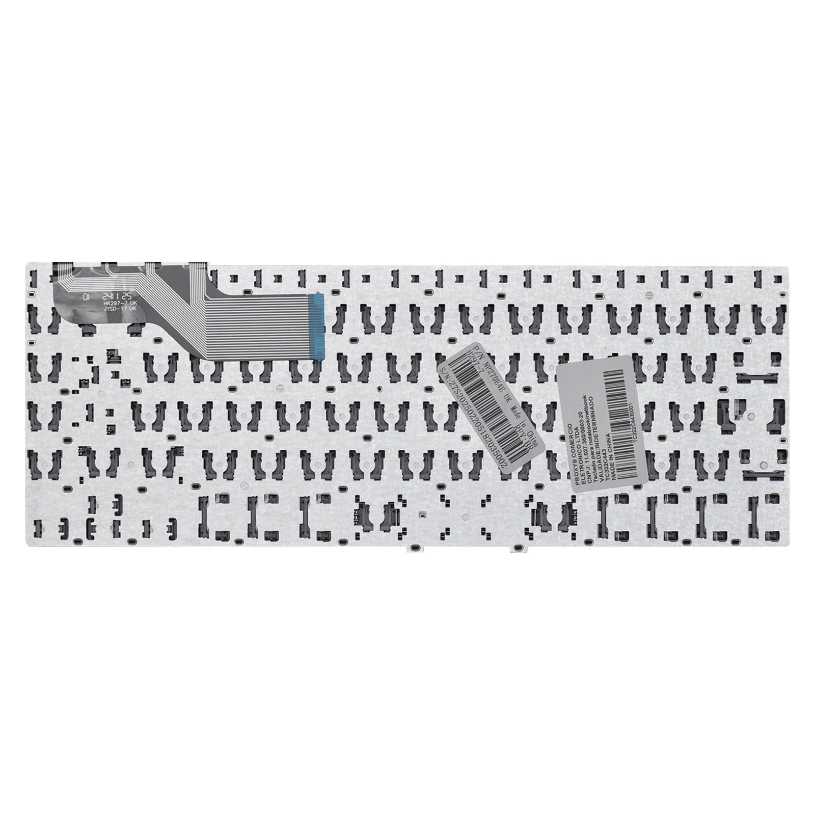 Teclado para Notebook Samsung Part Number CNBA5903654, ABNT2 Preto, possui teclas confortáveis e 12 meses de garantia.